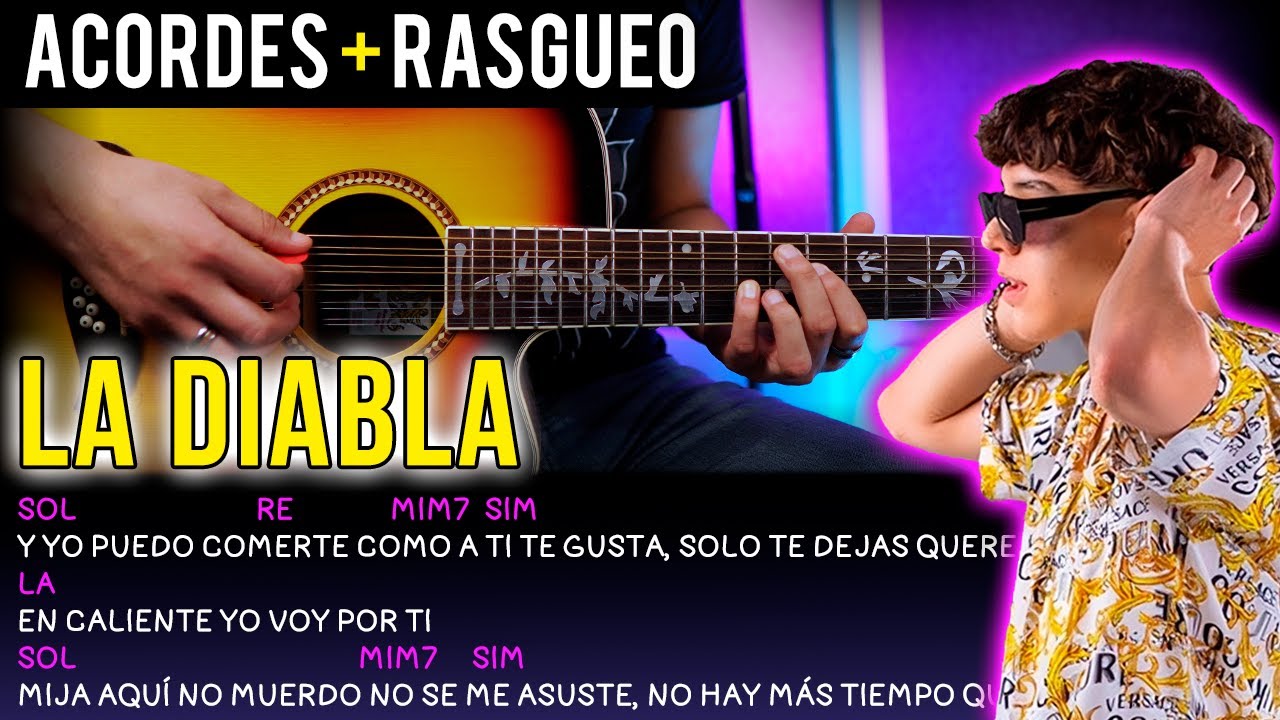 La Diabla | Tutorial de Guitarra | Xavi | Acordes + Rasgueo | TABS