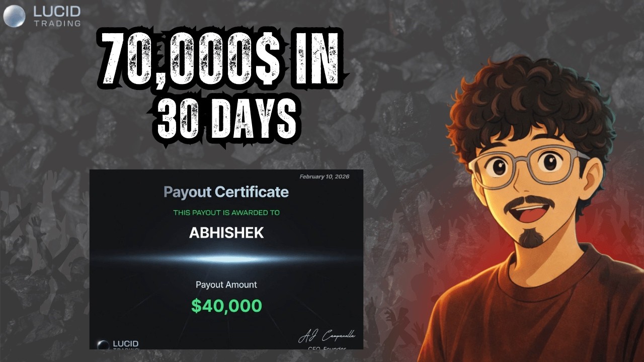 70,000$ in 4 weeks trading with LUCID trading
