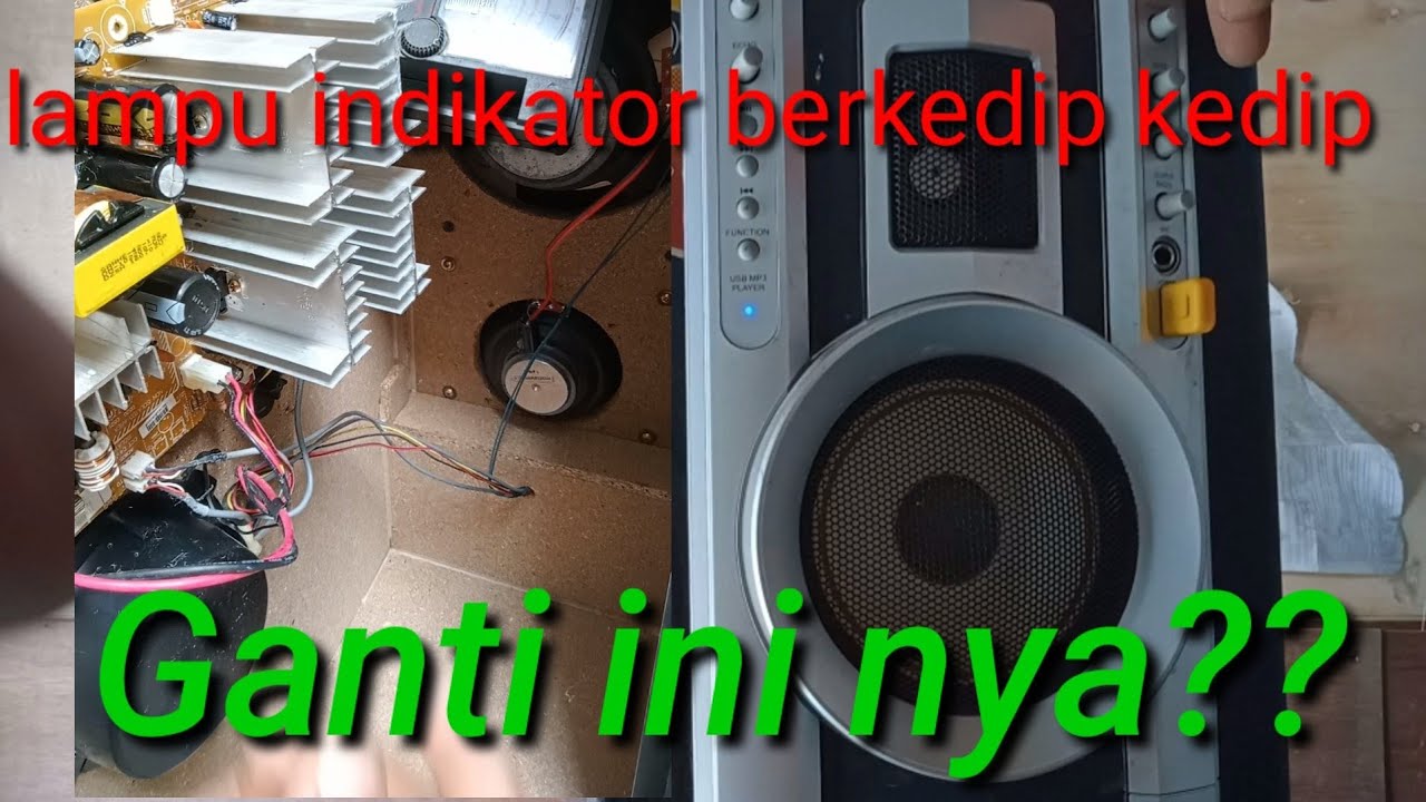 @bang Zul chanel  cara memperbaiki spiker politron pas 28 lampu berkedip kedip