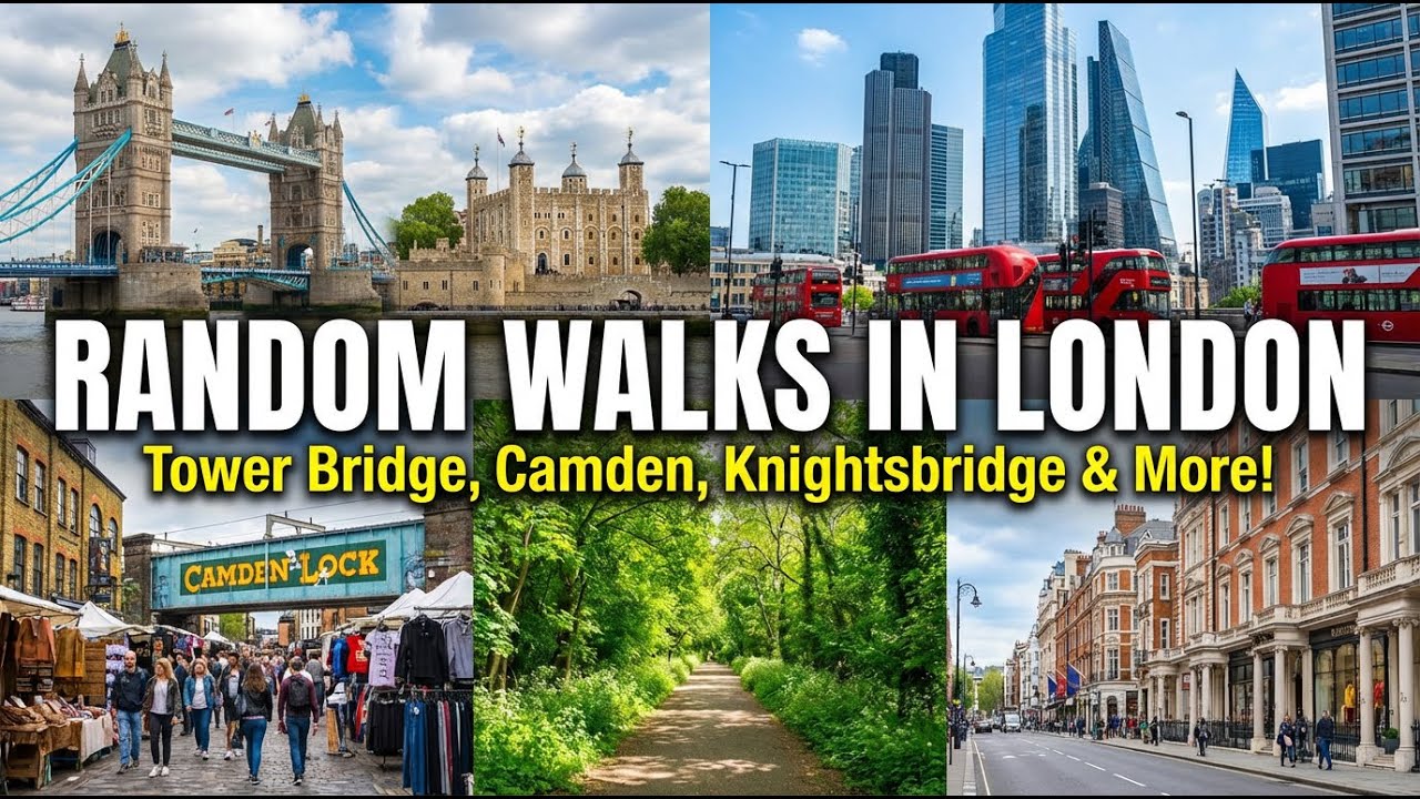 Randomly Wandering in LONDON Pt. 1 - 4K