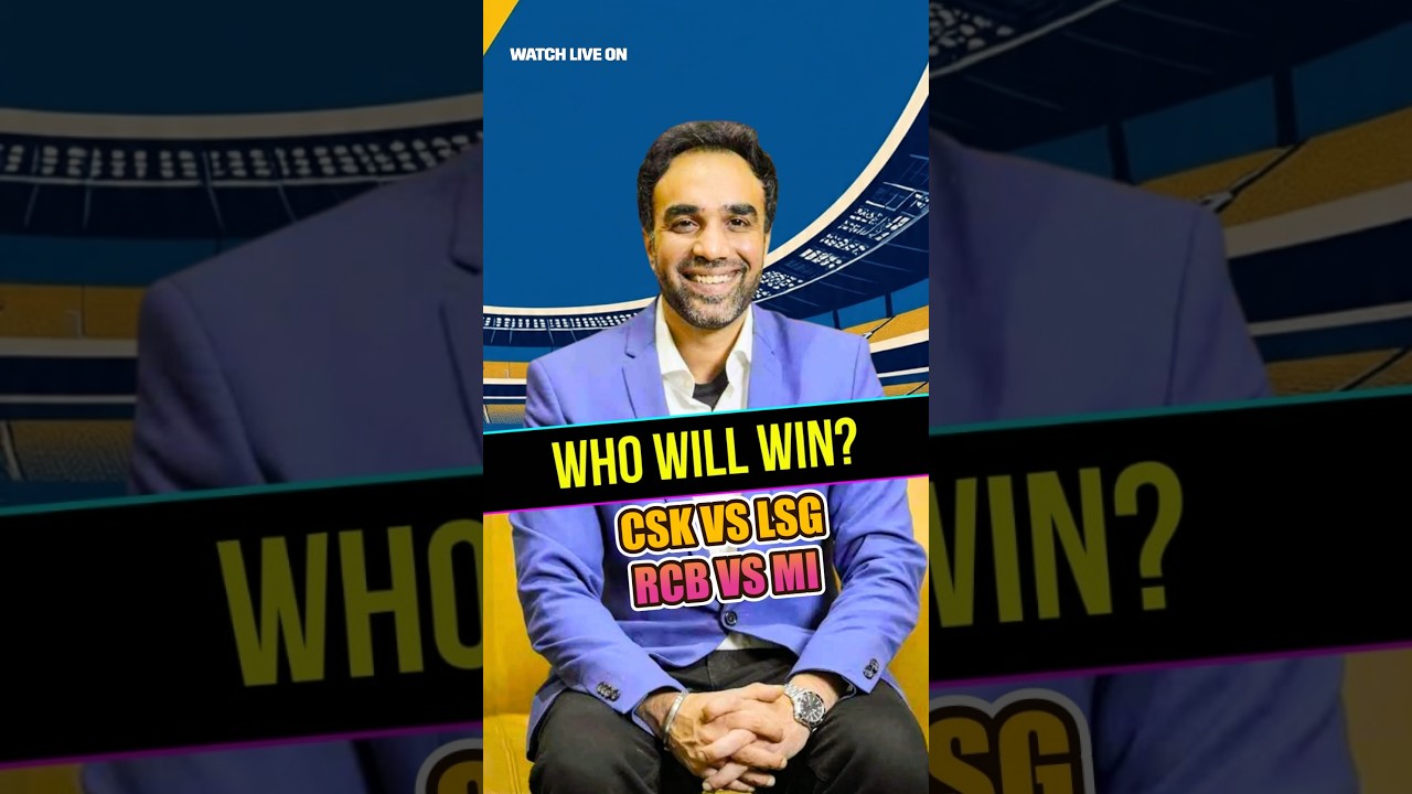 🚨 IPL 2026: CSK vs LSG & RCB vs MI - Winner Prediction & Dream11 Team 🔥