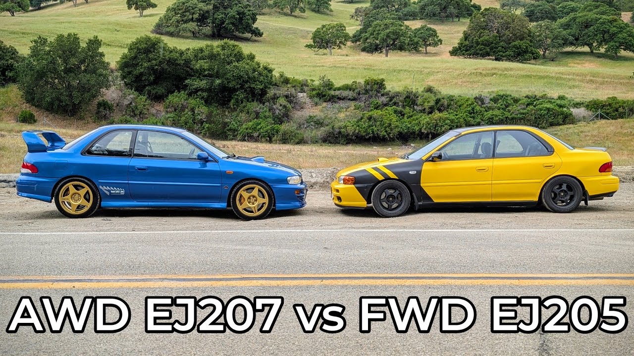 1998 Subaru Impreza AWD vs 1993 Subaru Impreza FWD - Head to Head Review!