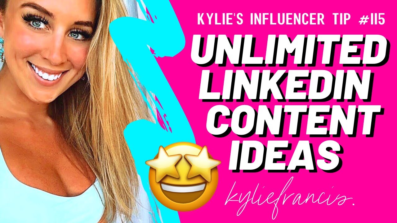 3 HACKS For UNLIMITED LinkedIn Content Ideas! LinkedIn Post Marketing Tutorial 2020 | Kylie Francis