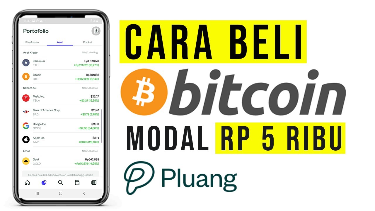Tutorial Cara Beli Crypto di Aplikasi Pluang | Mulai Modal Kecil RP 5 RIBU