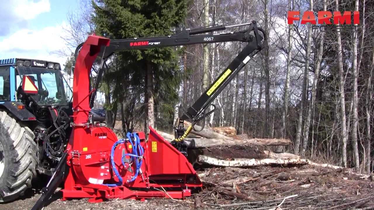 FARMI 260 HFC - FARMI 4067 [Wood Chipper and Crane]