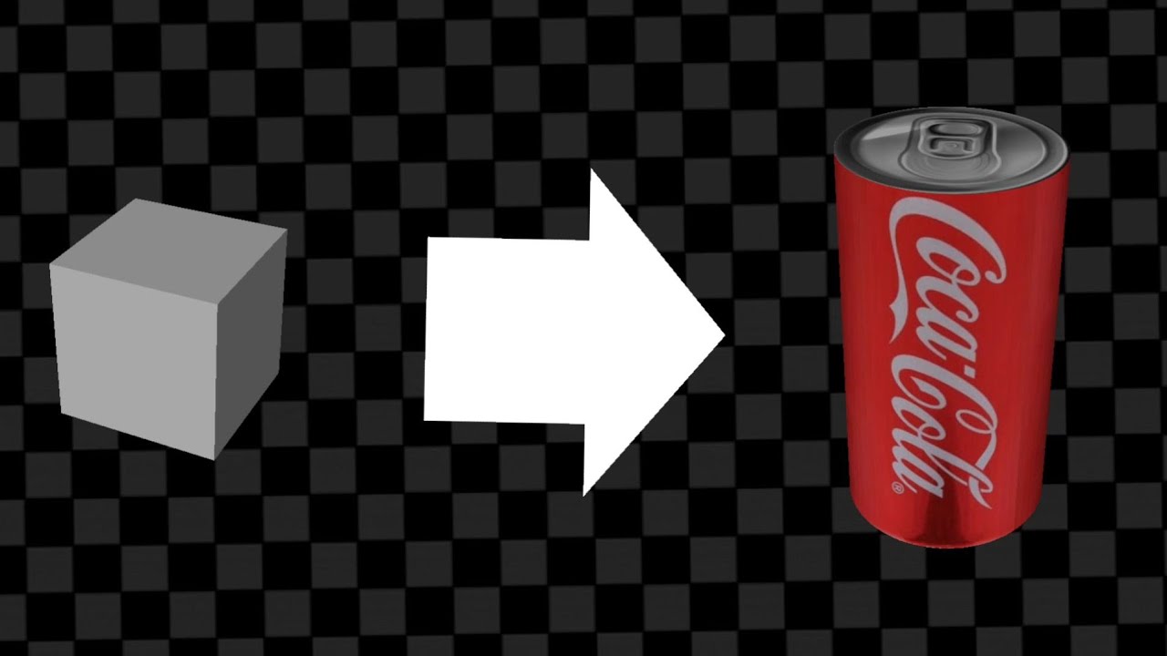 how to create 3d object and texture in motion ninja