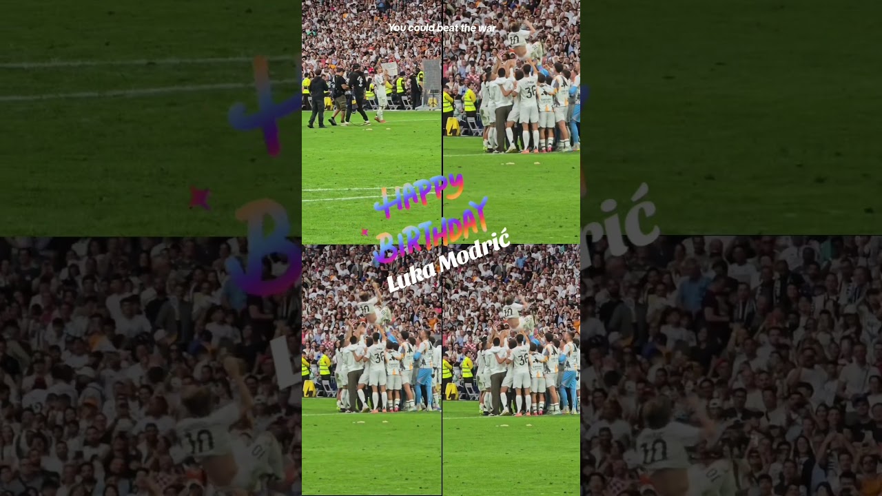 Muchas felicidades Luka MODRIĆ #lukamodrić #realmadrid #madridista #madridismo #futbol #soccer 2025