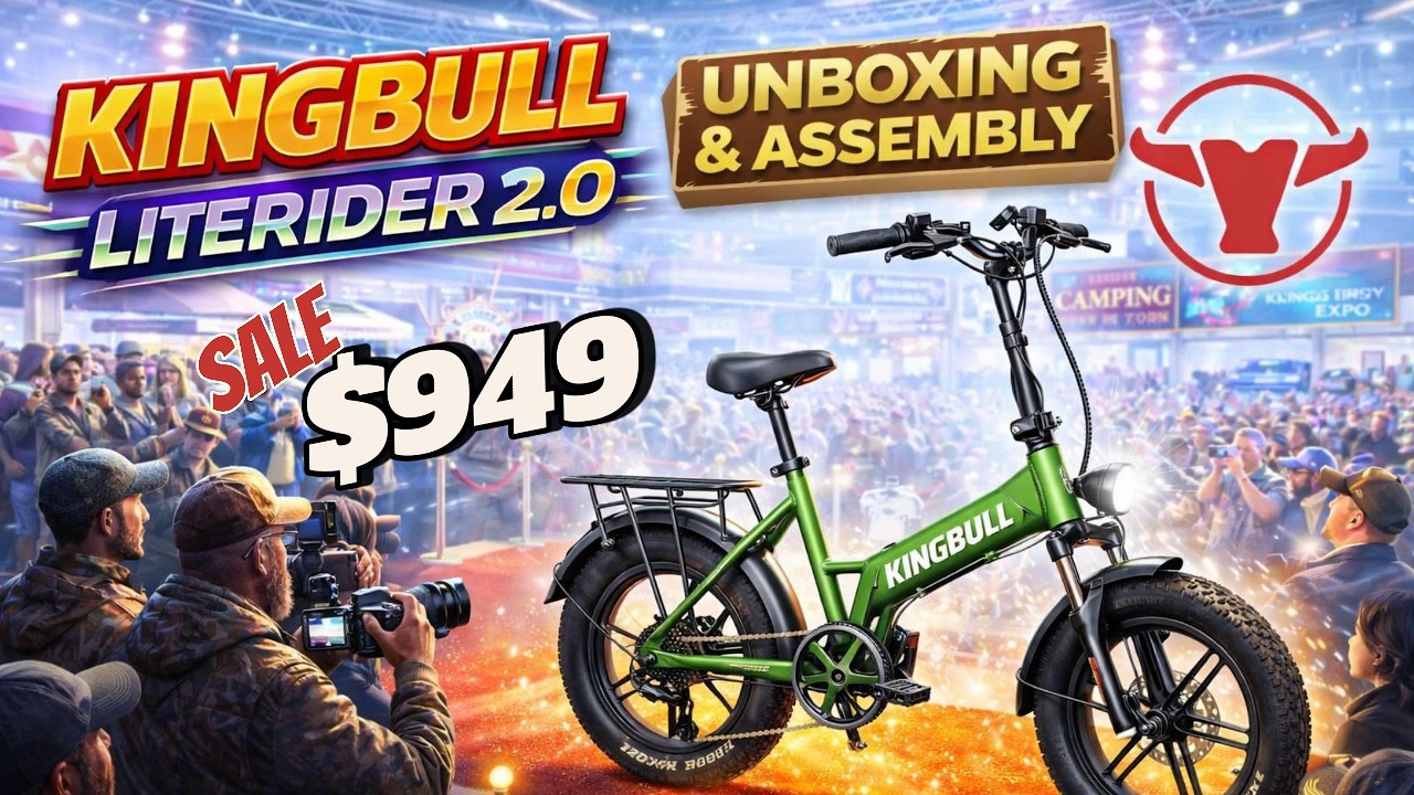Unboxing the Kingbull LiteRider 2.0 Electric Bike – The BEST Foldable E-Bike Under $1,000?