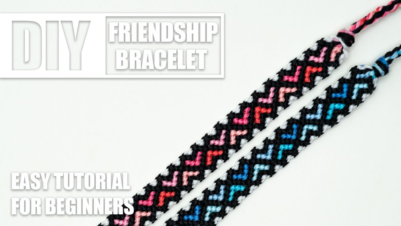 Double Heart Gradient  Macrame Friendship Bracelet | Easy Tutorial for Beginners