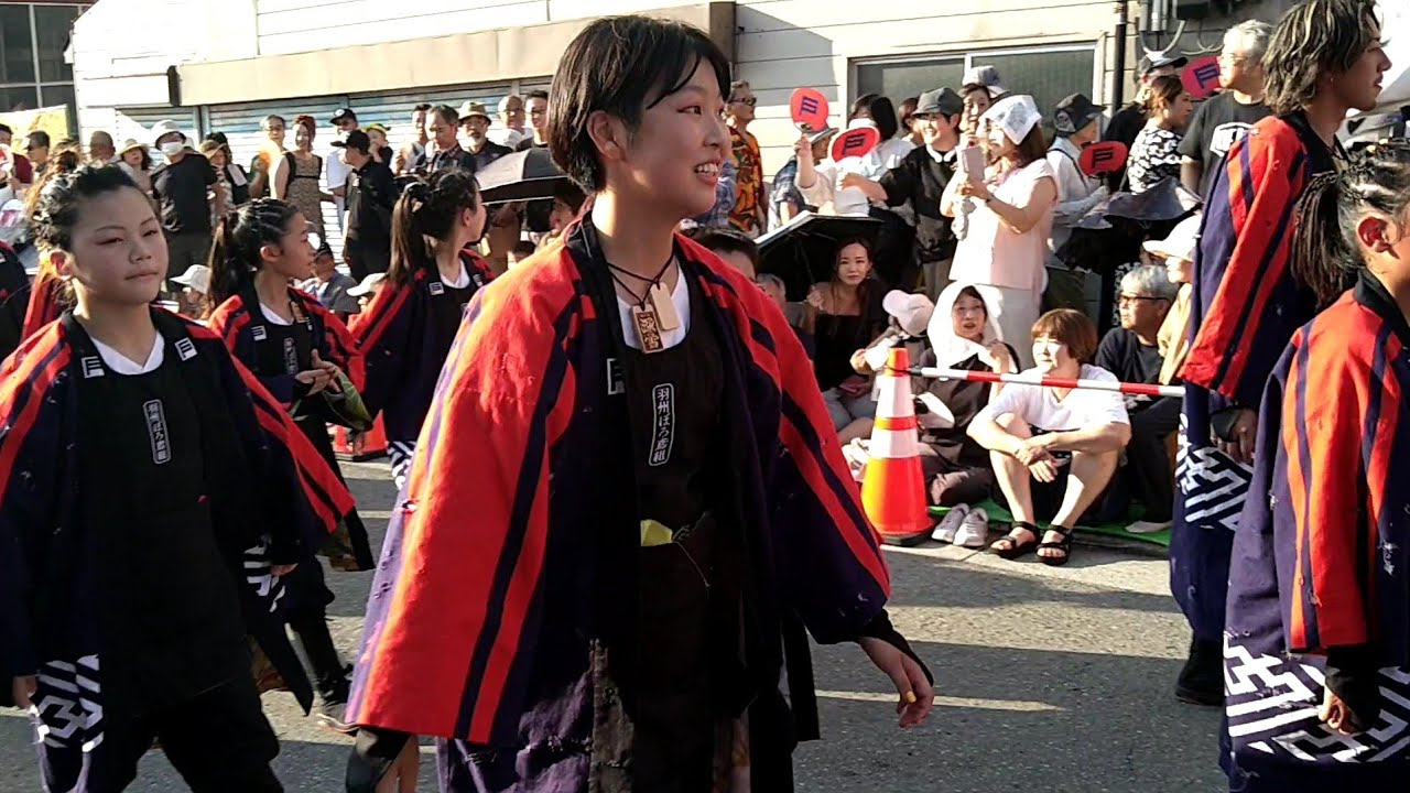 2025・8月24日・山形県新庄市・YOSAKOIソーラン準ジュニア大賞!!直木賞作家今村翔吾ダンスプロジェクト「羽州ぼろ鳶組　火喰鳥」YOSAKOIソーラン祭り準ジュニア大賞・新庄まつり