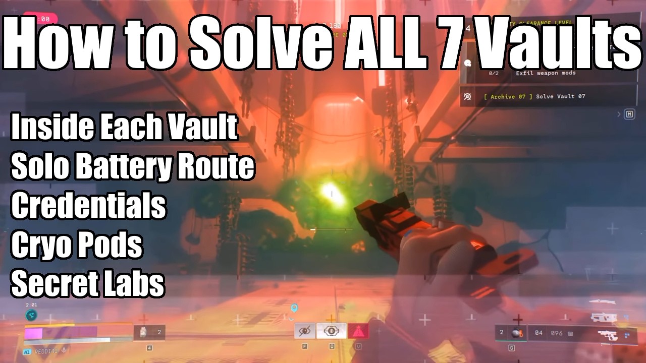 How to Solve ALL 7 Vaults in Vault Breakers | Easy Routing for Batteries & Vaults | Marathon PvE