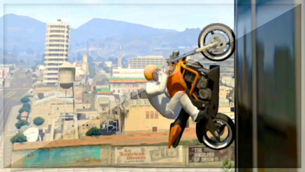 INSANE Building Wallride Stunt (GTA 5 Funny Moments)
