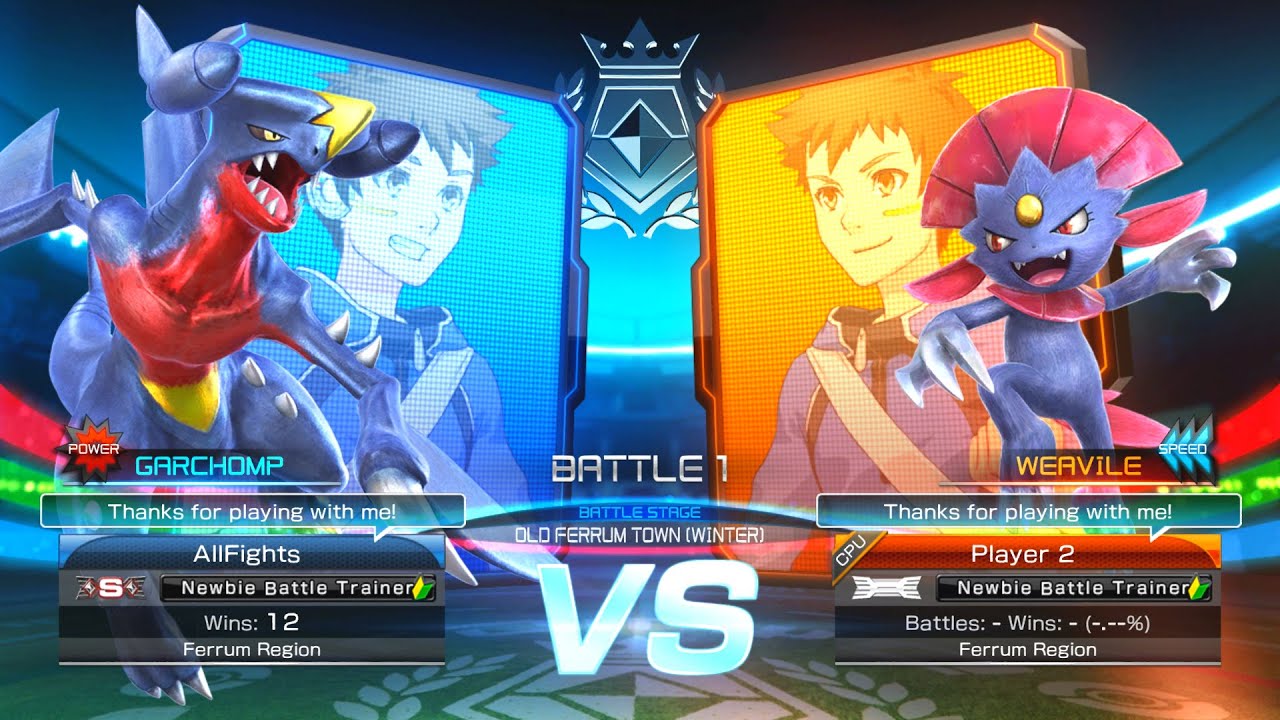 Garchomp vs Weavile - Pokk&eacute;n Tournament DX