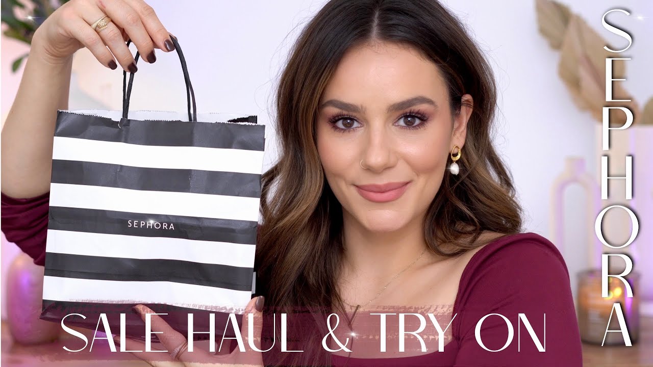 SEPHORA SALE HAUL 2 & TRY ON: What I Got From Sephora & Did It Work For Me || Tania B Wells
