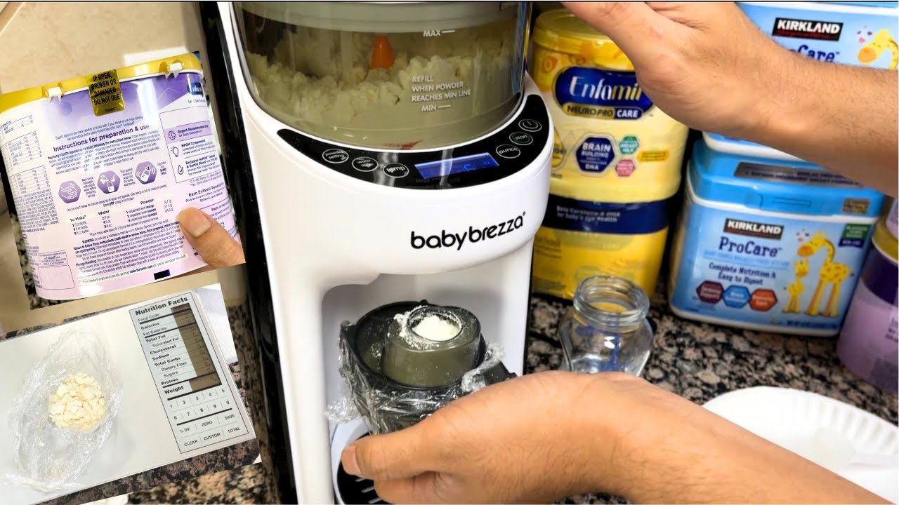 Настройки смеси Baby Brezza — проверка точности