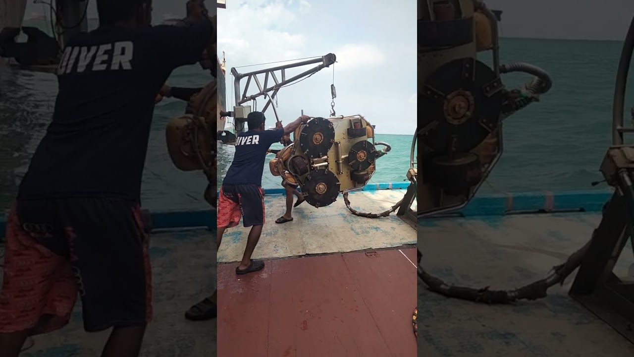 SHIPS HUSBANDRY FULL HULL CLEANING, CHECKING FIRST ALL DIVING EQUIPMENTS BEFORE ROCK N ROLL