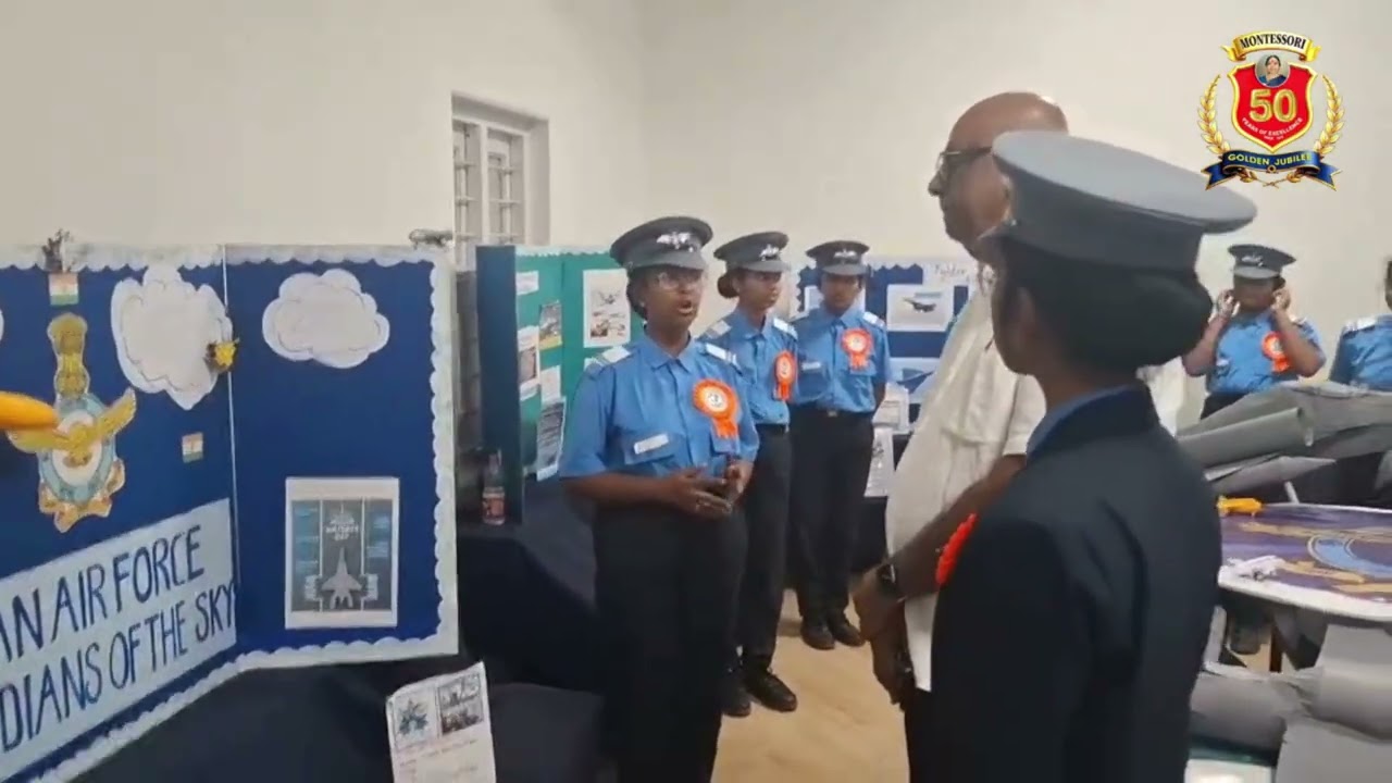 Indian Air Force Expo Montessori Indus School Kurnool 9 January 2026