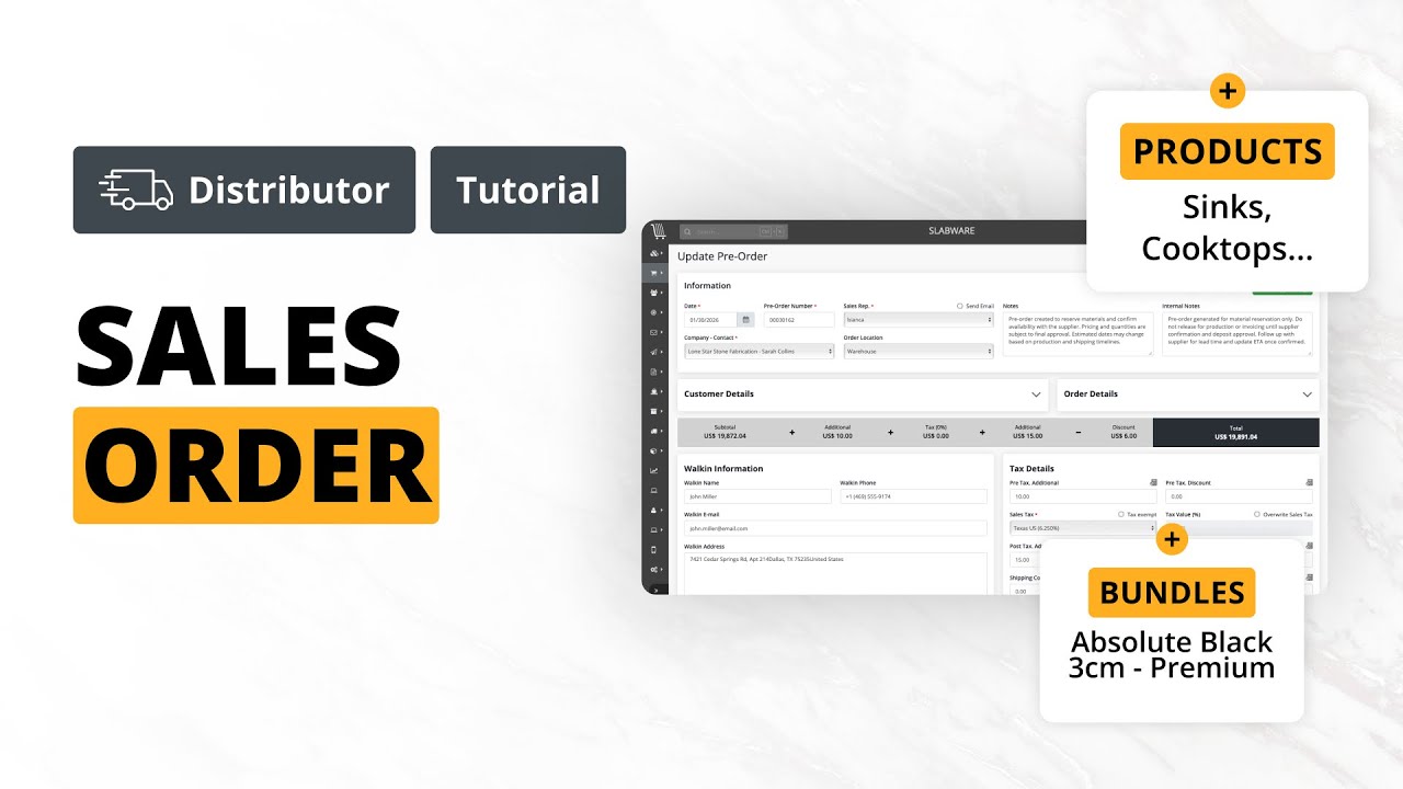 Sales Order Flow | Distributor
