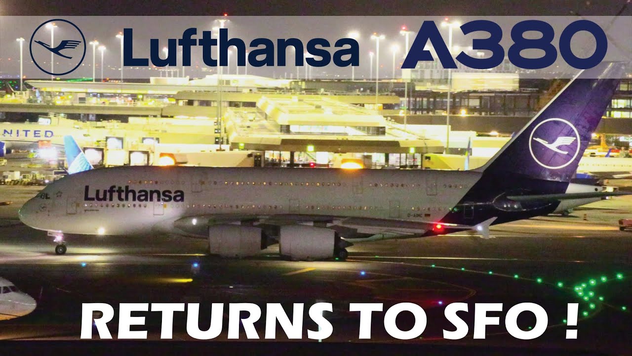 LUFTHANSA A380 RETURNS TO SFO ! 🇩🇪🇺🇸 Munich to San Francisco l Lufthansa Airbus A380 l Oct 26, 2025