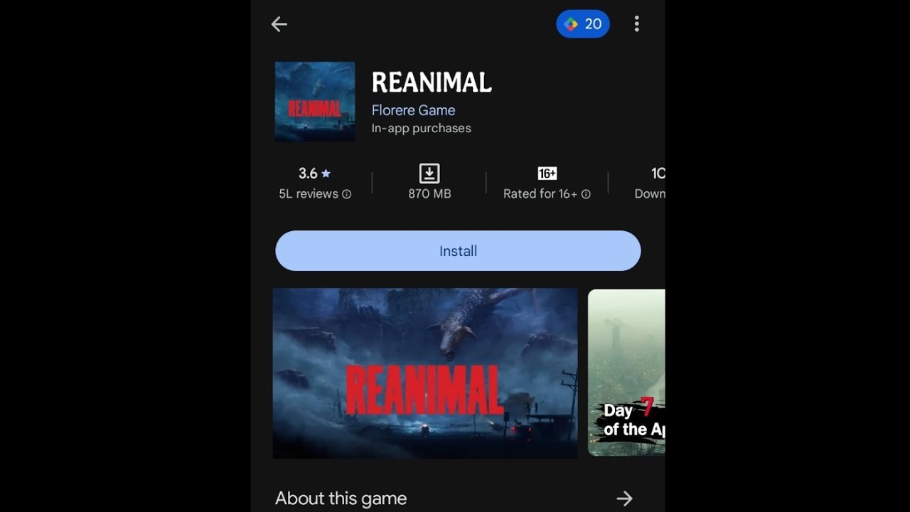 Как играть в игру REANIMAL на Android-устройстве | Игра REANIMAL на мобильных устройствах Android |