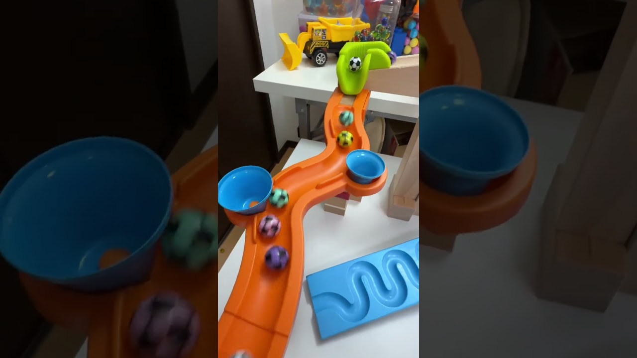 Marble Run 116 マーブルラン Colorful Marbles #ビー玉転がし #marblerace #マーブルラン #marblerun #asmr #haba #小さな大工さん