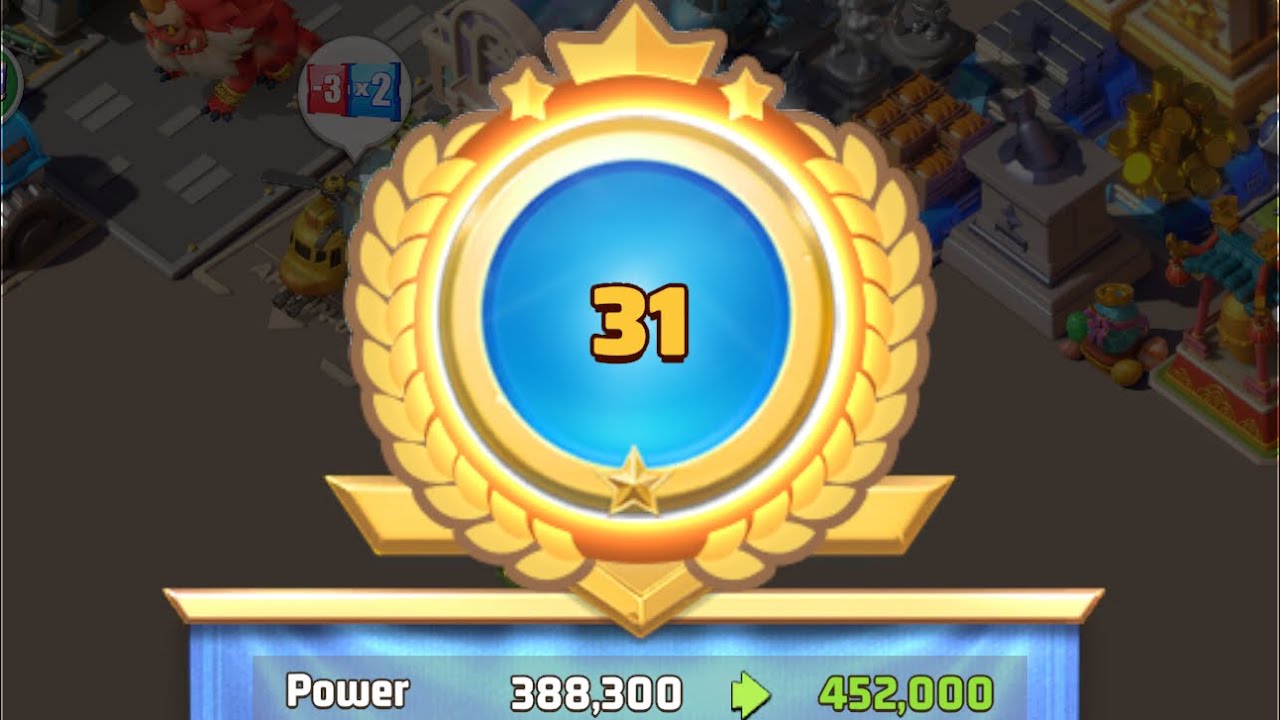 Last War: HQ31 started and finished! What did it cost and how much power did it increase???