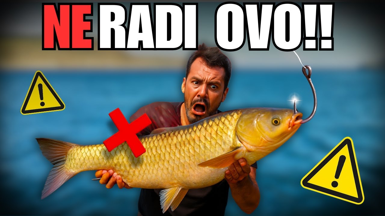 🔥🔥Pecanje amura: NE RADI OVO!🔥🔥
