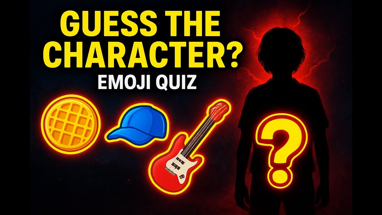 Can you Guess Stranger Things Characters by Emoji?