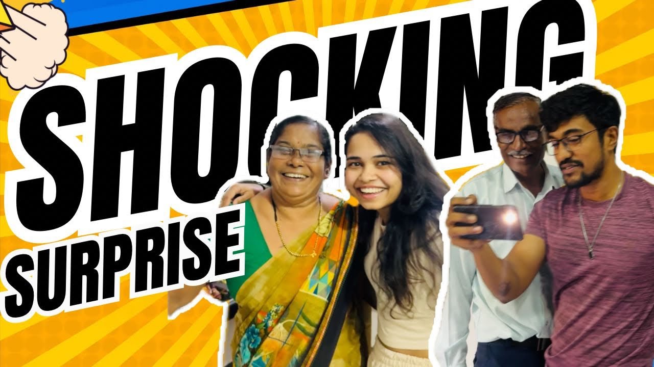 Surprise Hometown Visit 🎁 | Aai-Baba Cha Shocking Reactions 😍 | Family Special Vlog 💖