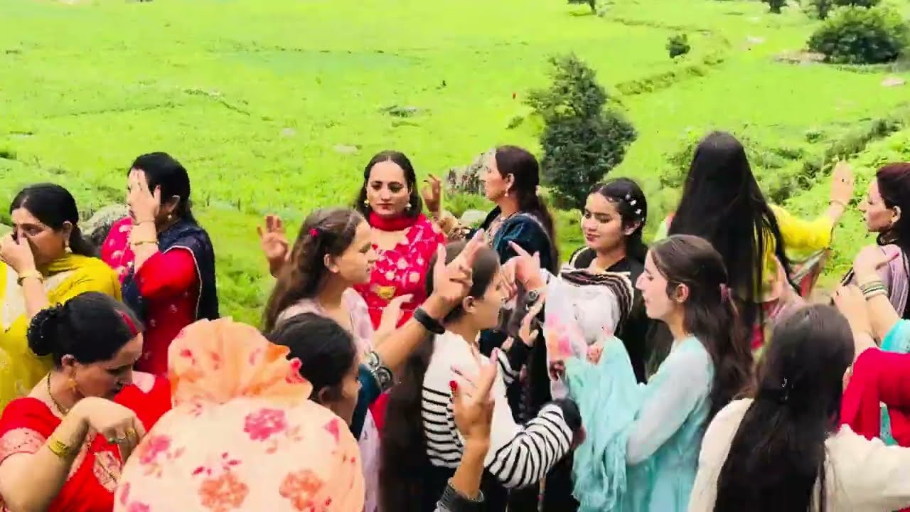Traditional dance in the peaceful hills of Machail Paddar 