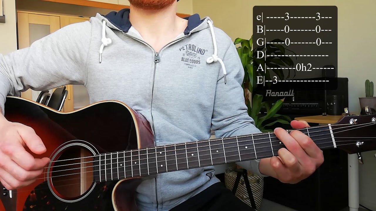 Guitar lesson w tabs - Highway Man - Hoffmaestro