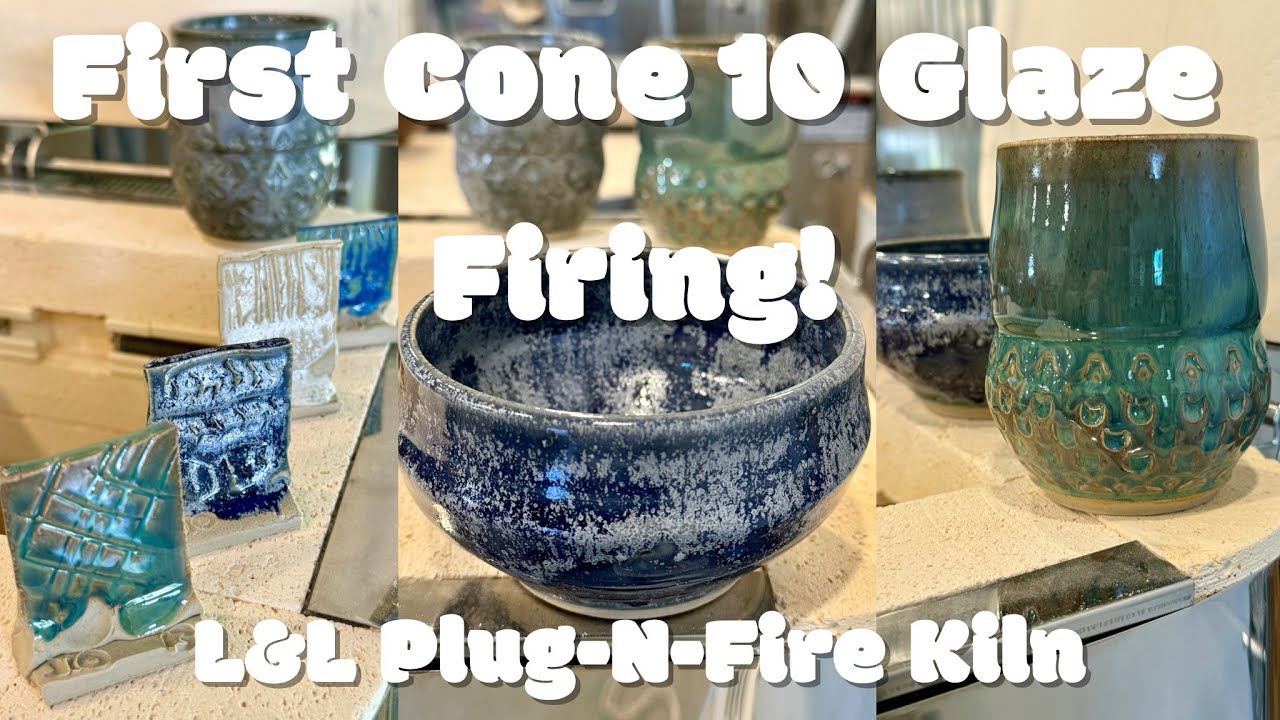 First Time Firing to Cone 10 in the L&L Plug-N-Fire Kiln! Plus amazing High Fire Mayco Glaze results