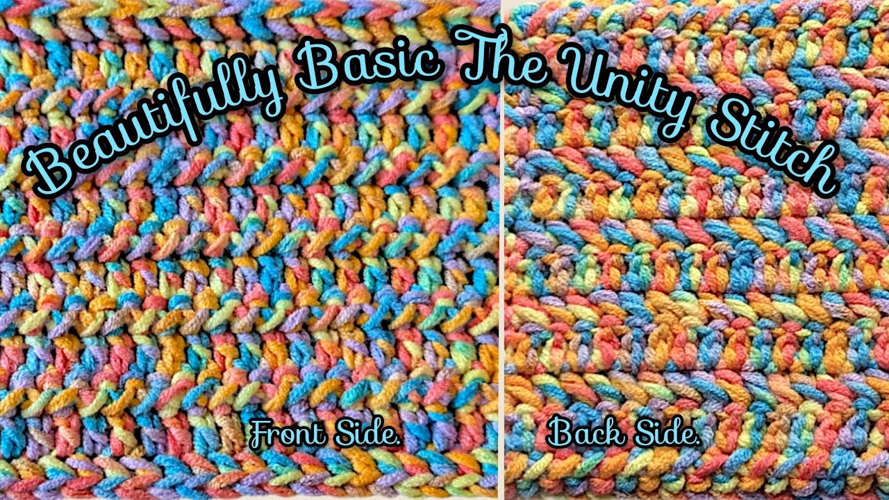The Unity Stitch. A Must Try 2 Row Repeat #crochet tutorial