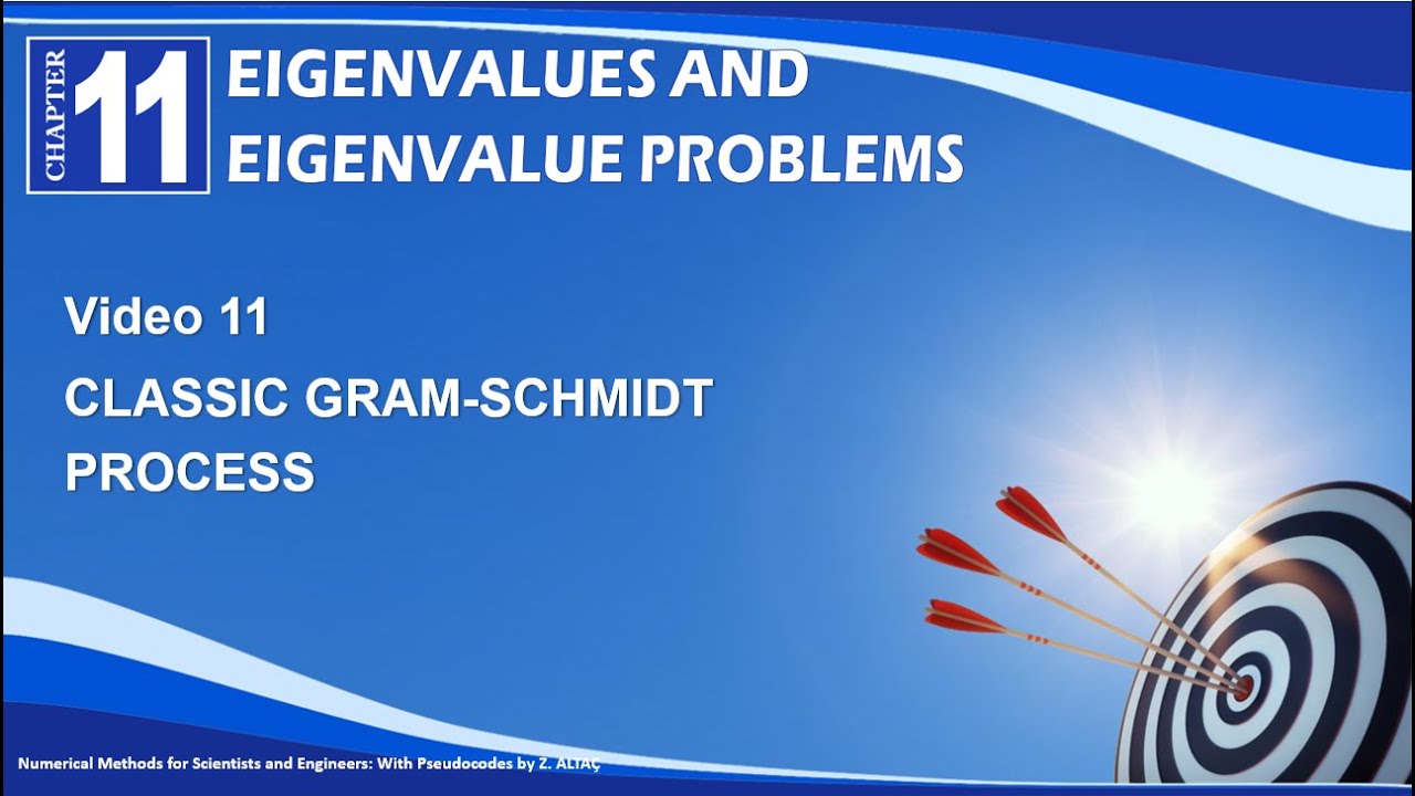 CHP11V11 THE CLASSIC GRAM-SCHMIDT PROCESS