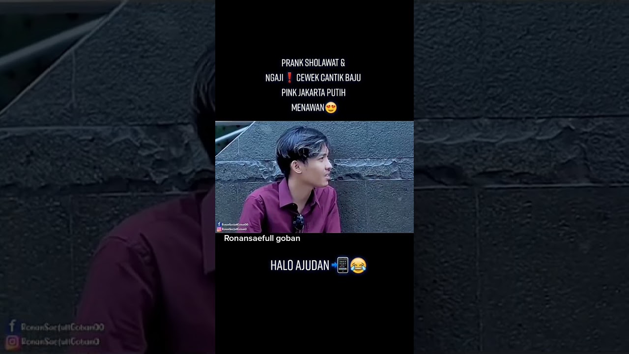 Prank sholawat & ngaji ! Cewe cantik baju pink jakarta putih menawan #pranksholawat #rsg #short