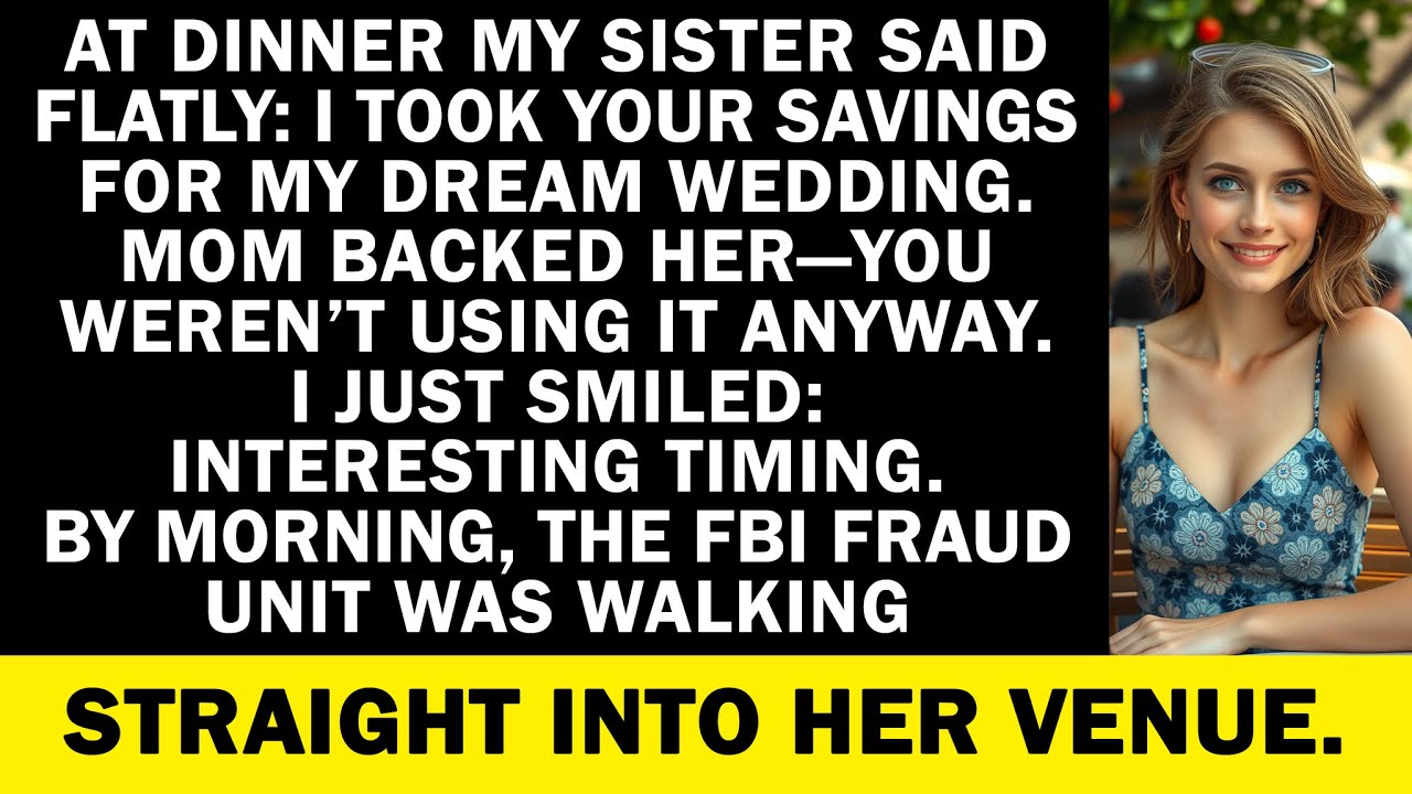 Sister drained my account for her wedding—she didn’t know I’m a federal bank inspector