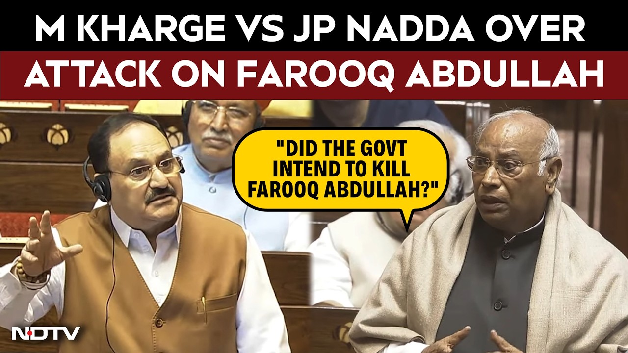 Mallikarjun Kharge, JP Nadda Face Off Over Attack on Farooq Abdullah: “Did the Govt Want to Kill…?”