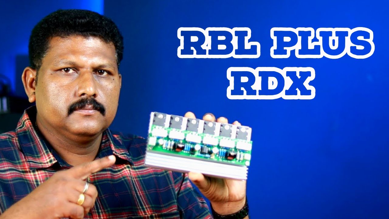 RBL PLUS RDX 350W RMS AMPLIFIER #projectwonders