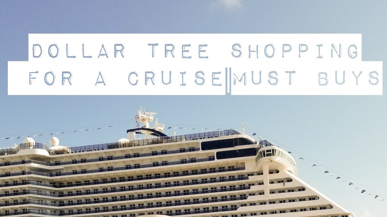 Dollar Tree Shopping For a Cruise | Must Buys for a Cruise