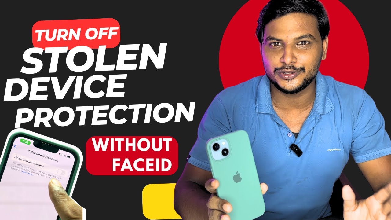Stolen Device Protection Turn off Without Face id 