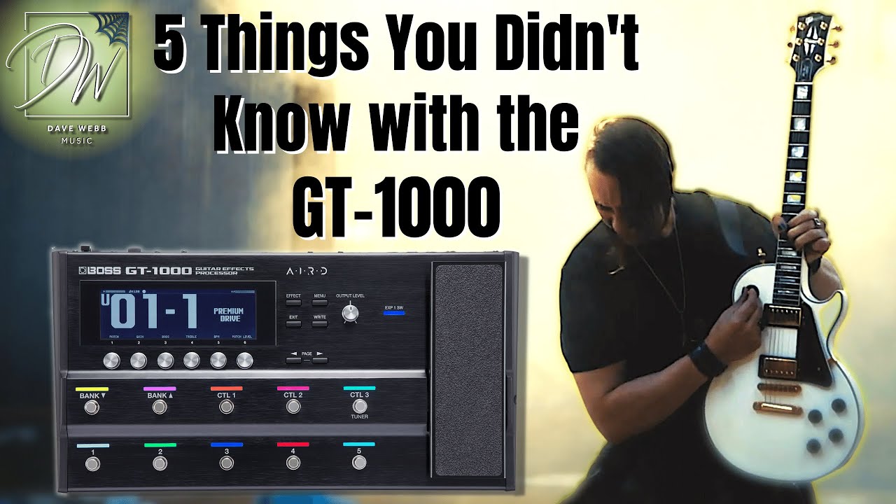 5 фактов, которые вы не знали — BOSS GT-1000