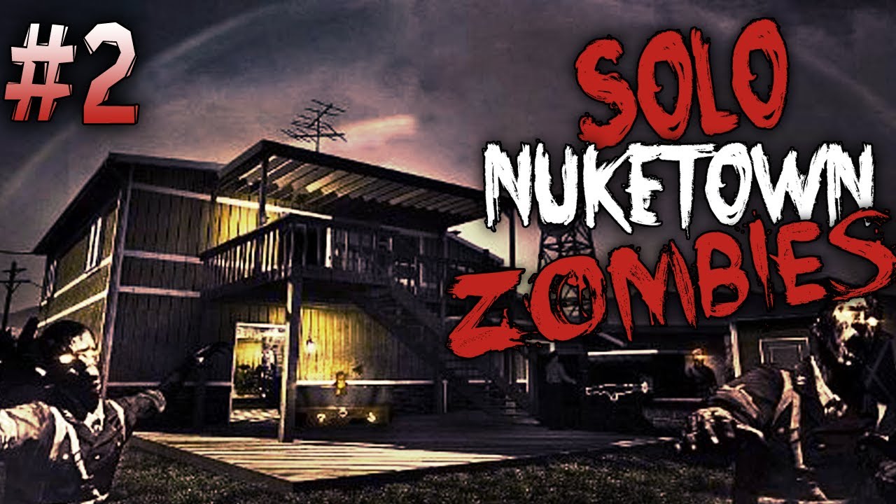 Black Ops 2 Nuketown Zombies: Первая попытка, часть 2, раунды 13-23, комментарии в прямом эфире, ...