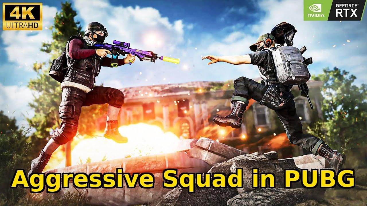 The Most Aggressive Squad in PUBG Wrecks Everyone | 30 Kills