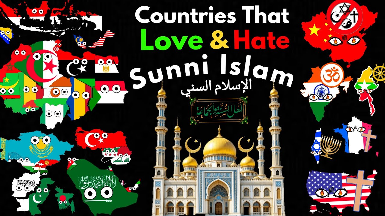 Countries That Love/Hate Sunni Islam 
