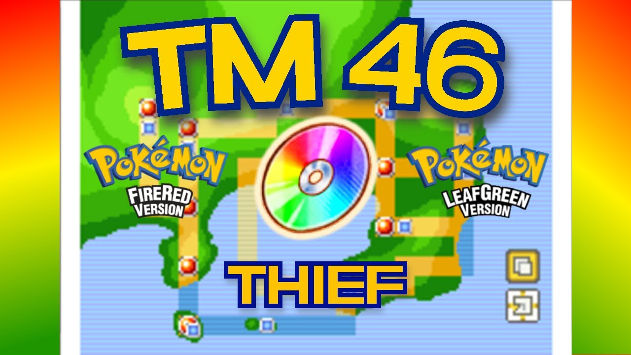 How to get TM 46 THIEF in Pokemon Fire Red / Leaf Green
