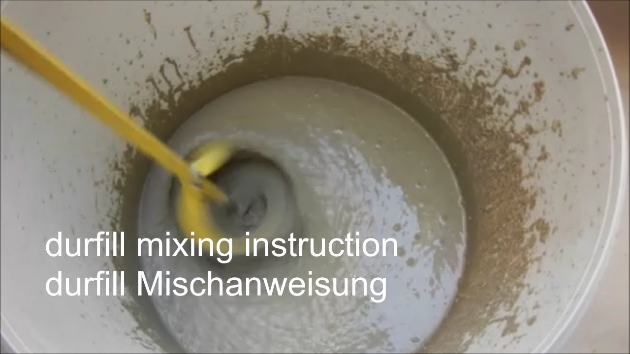 DURFILL Mixing Instruction / DURFILL Mischanweisung (Deutsch/English)