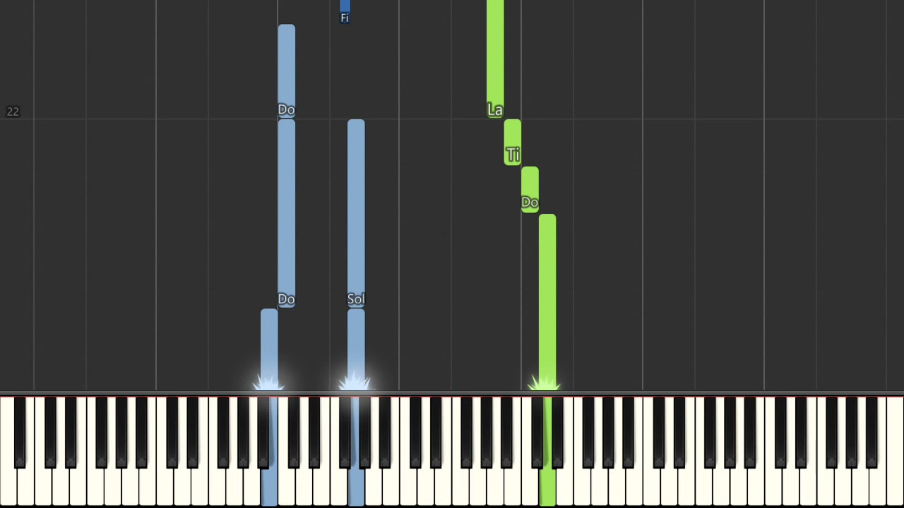 Patrick Doyle The Dreame from Sense and Sensibility [ Easy Piano Tutorial] Synthesia