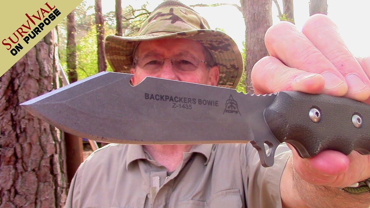 Best Fixed Blade Backpacking Knife? -TOPS Knives Backpackers Bowie