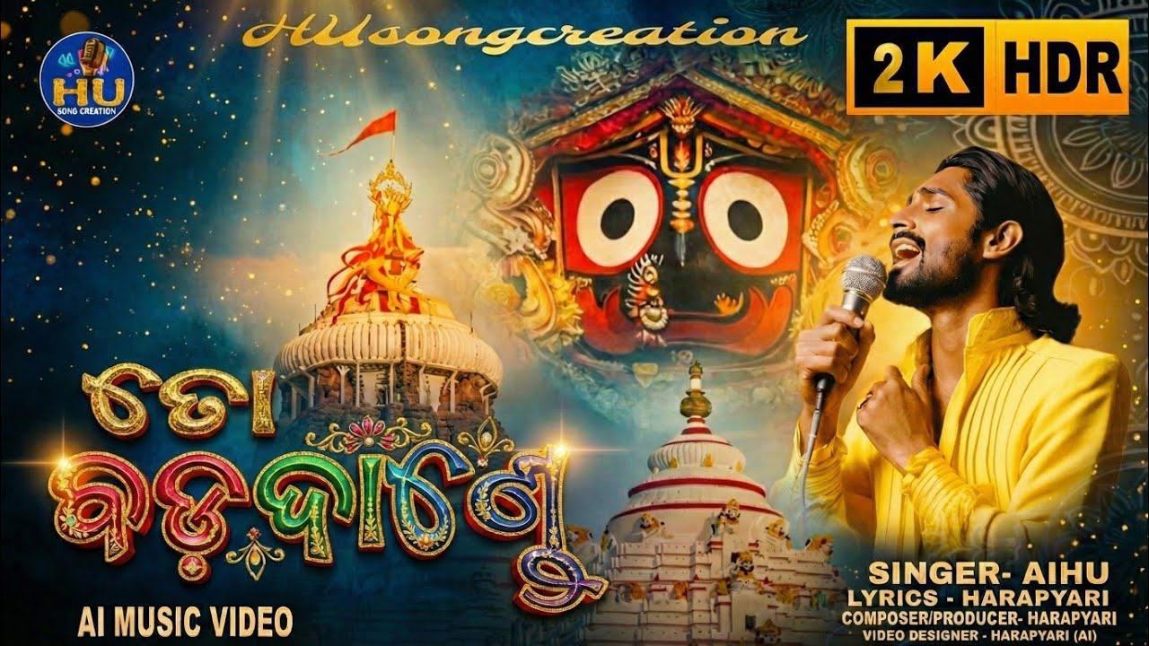 TO BADA DANDE || ତୋ ବଡ଼ଦାଣ୍ଡେ || HARAPYARI || AI odia bhajan songs#newjagannatha #harapyari #aivideo