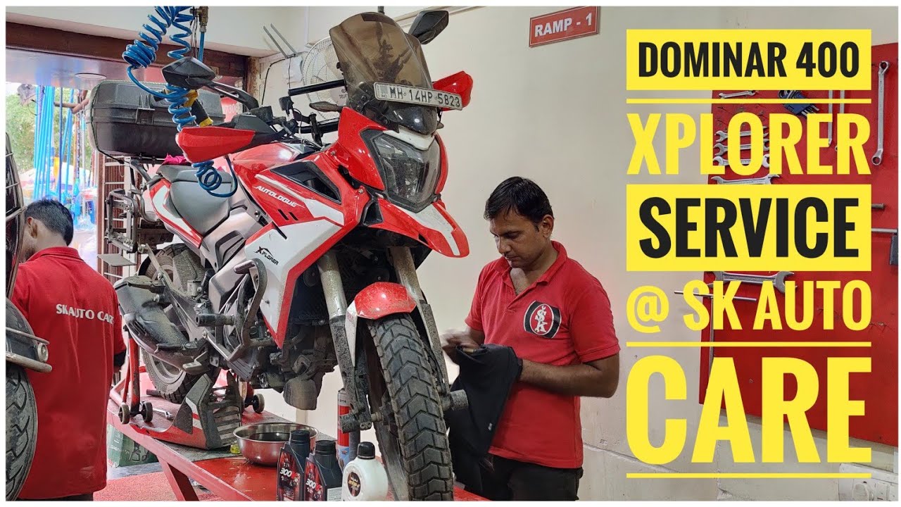 Dominar 400 Service 9200 kms | Coolant Brake OH Oil Change Foam Wash | SK Auto Care | DNA VLOGS